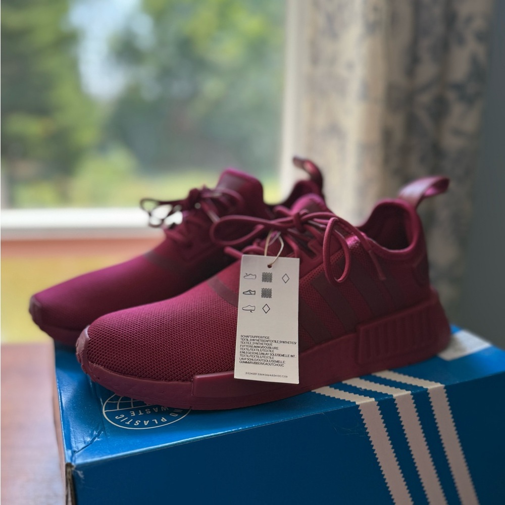 Adidas Women's Burgundy Athletic Shoes